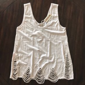 Blush Pink Pepin Distressed Tank